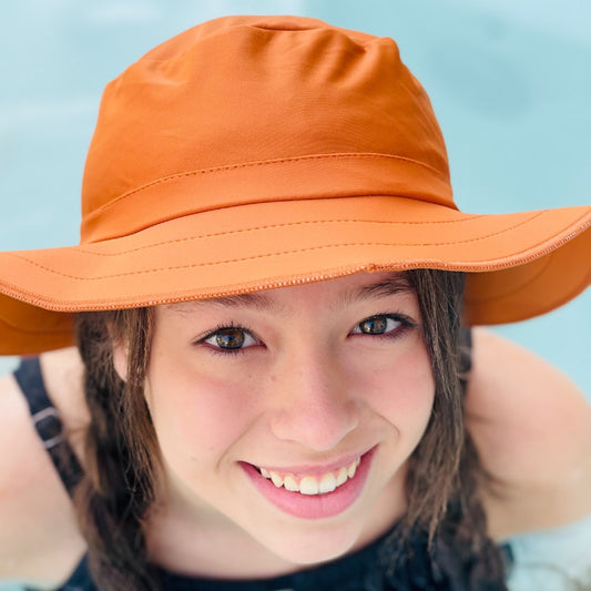 The Funky Bucket by Swimlids Deep Orange