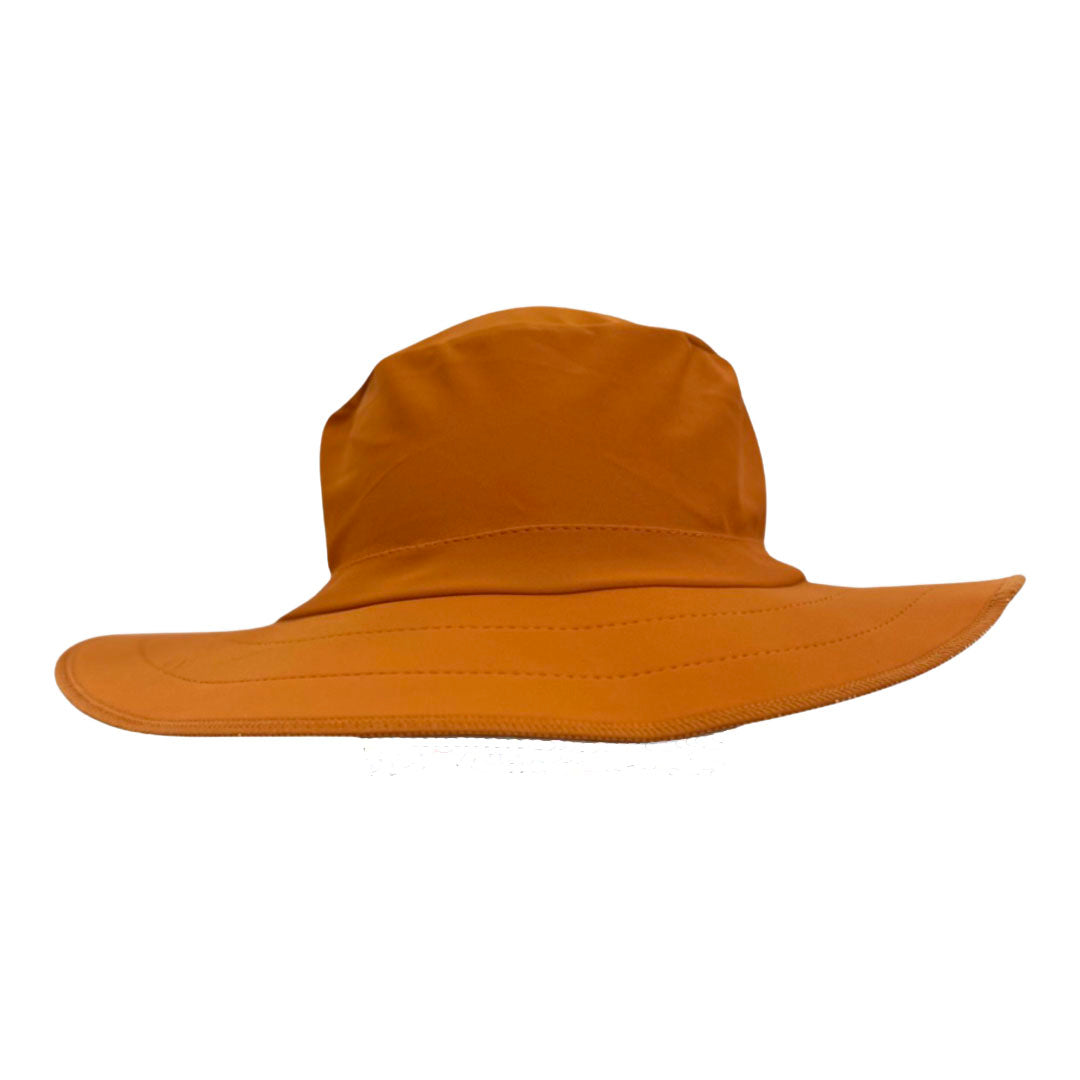 The Funky Bucket by Swimlids Deep Orange Print size Large