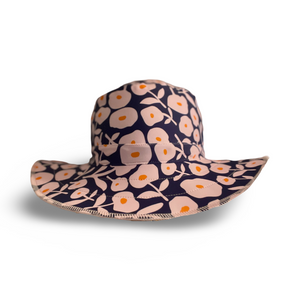 Reversible Bucket Hat - New Product Pink Floral/Light Pink