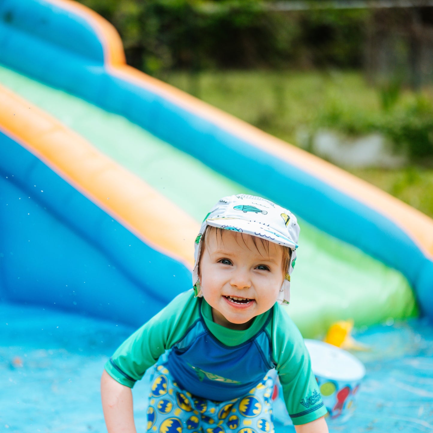 Kids Sun Hat with neck protection - Youth OSFM