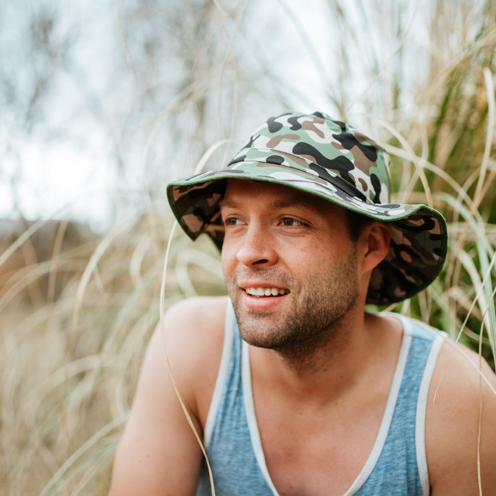 The Funky Bucket by Swimlids Camo