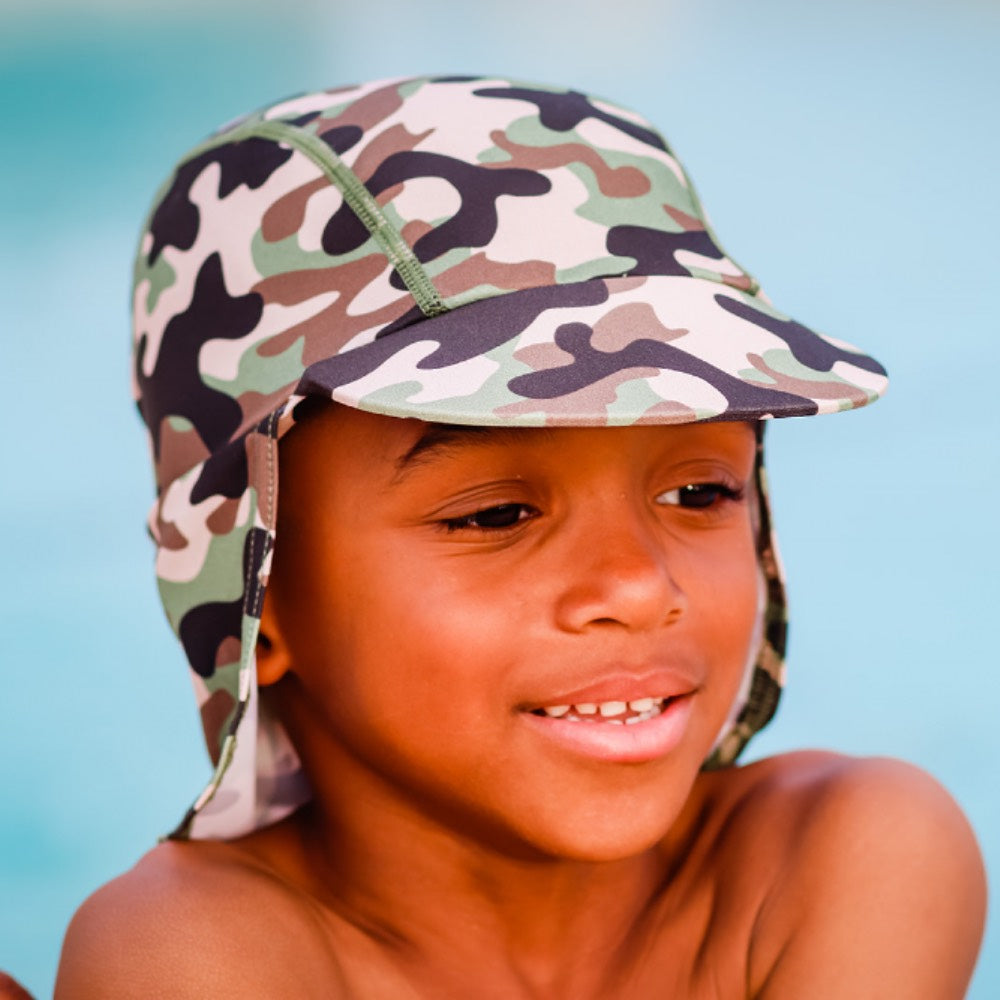 Kids Sun Hat with neck protection - Youth OSFM