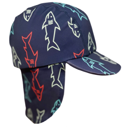 Baseball hat with neck protection sales
