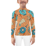 Little Kids Rash Guard Space - Made in the USA
